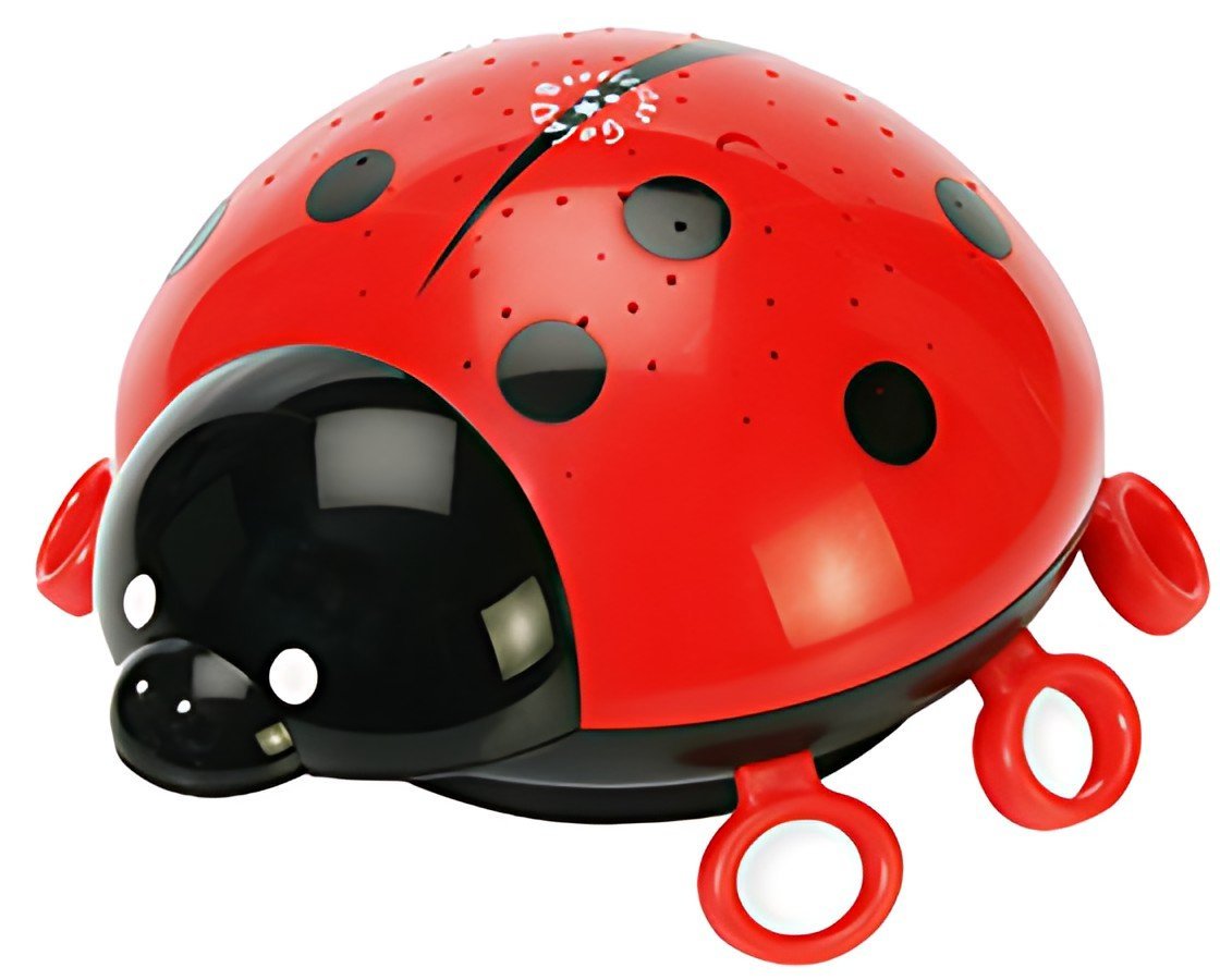ANSMANN Veilleuse "coccinelle", noir / rouge