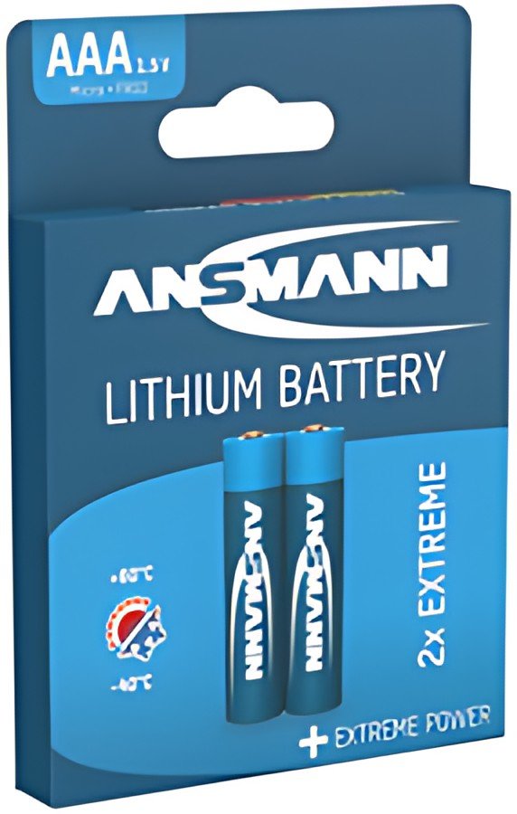 ANSMANN EXTREME LITHIUM Micro AAA (FR03), 1,5V, blister de 2
