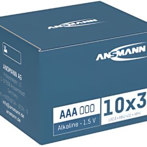 ANSMANN Pile alcaline "X-Power", Micro AAA, présentoir de 20