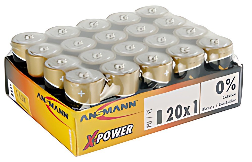 ANSMANN Pile alcaline "X-Power", Baby C, présentoir de 20