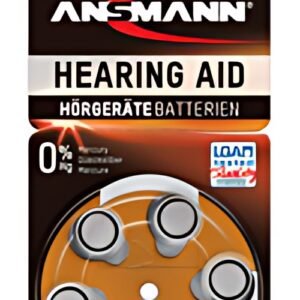 ANSMANN Pile bouton zinc-air 13 (PR-48), blister de 6