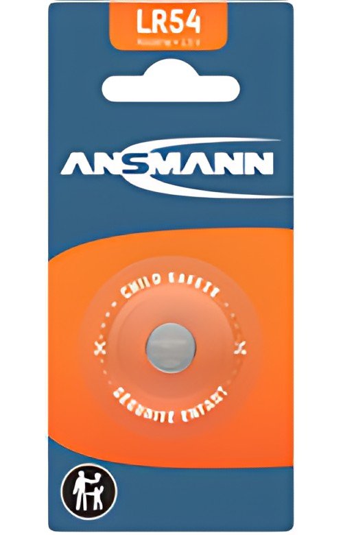 ANSMANN Pile bouton alcaline "LR54", 1,5 Volt (V10GA)