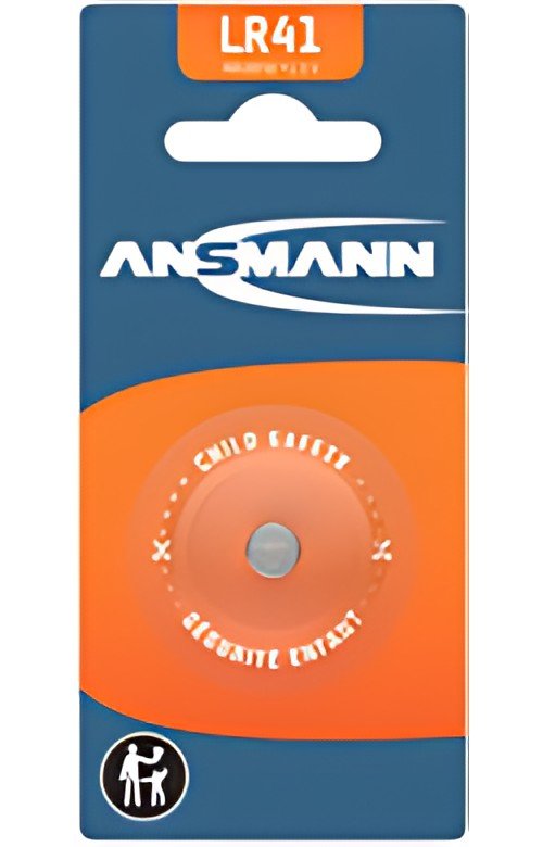 ANSMANN Pile bouton alcaline "LR41", 1,5 Volt (AG3)