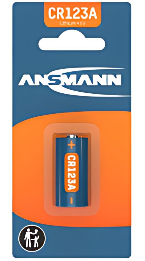 ANSMANN Pile pour appareil-photo lithium "CR123A", 3 Volt,