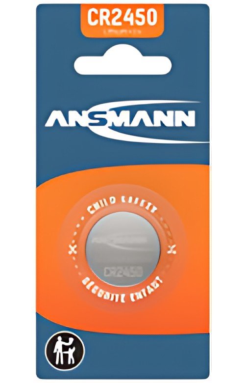 ANSMANN Pile bouton au lithium "CR2450", 3,0 Volt, blister