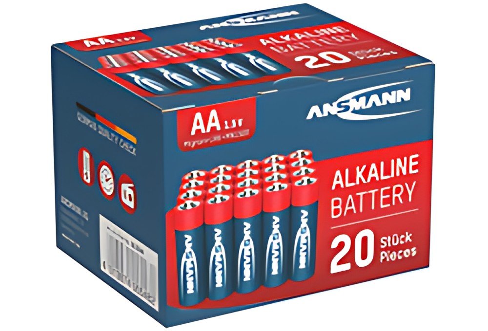ANSMANN Pile alcaline "RED", Mignon AA, blister de 20