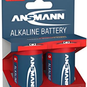 ANSMANN Pile alcaline "RED", Mono D, blister de 2