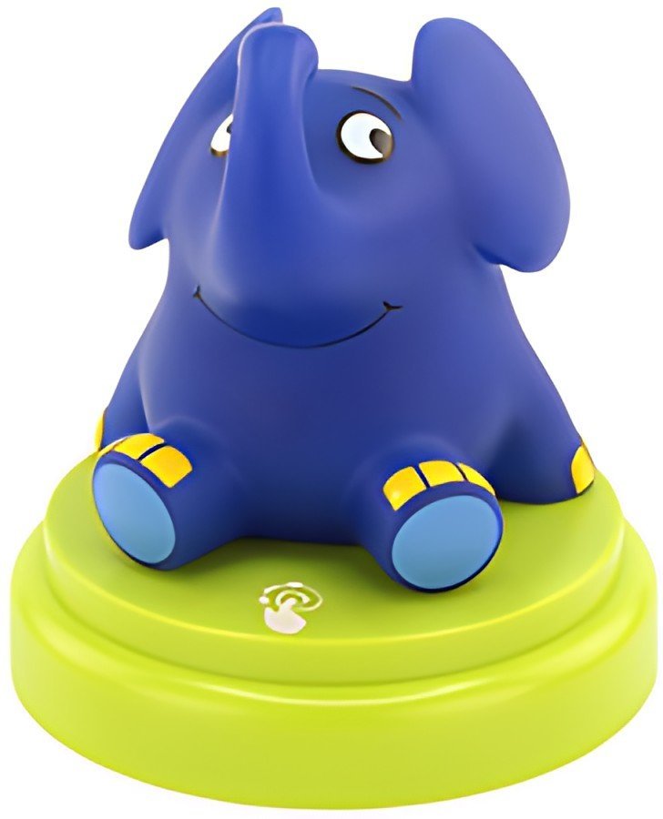 ANSMANN Veilleuse mobile "Elephant", bleu/vert