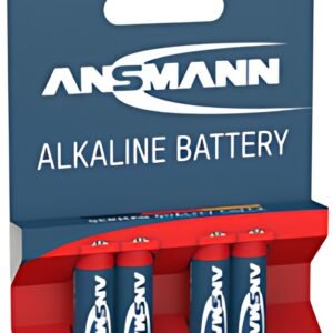 ANSMANN Pile alcaline "RED", Micro AAA, blister de 4
