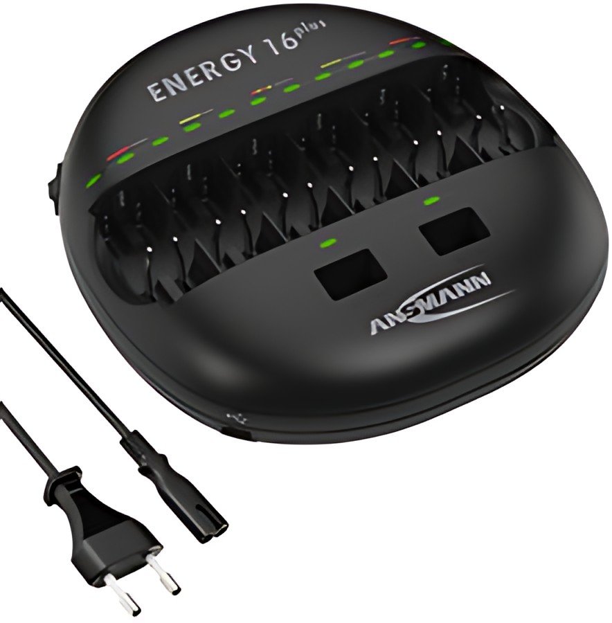 ANSMANN Chargeur "Energy 16 plus", avec 2 entrées USB