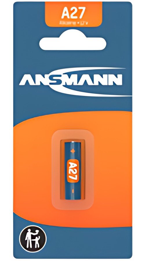 ANSMANN Pile alcaline A27, 12 Volt, blister de 1