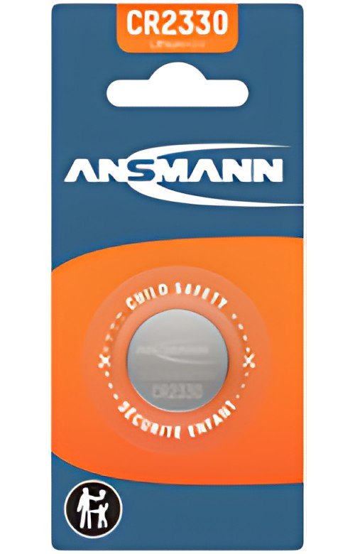 ANSMANN Pile bouton au lithium CR2330, 3,0 Volt, blister