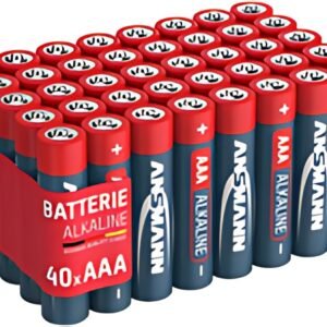 ANSMANN Pile alcaline, Micro AAA, lot de 40