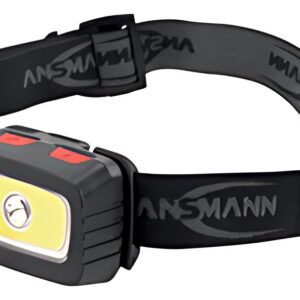 ANSMANN Lampe frontale LED HD200B, 200 Lumen, IP44