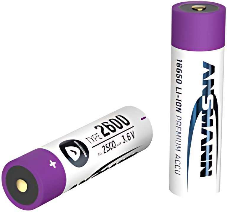 ANSMANN Pile rechargeable Li-ion 18650, 3.6 V, 2600 mAh