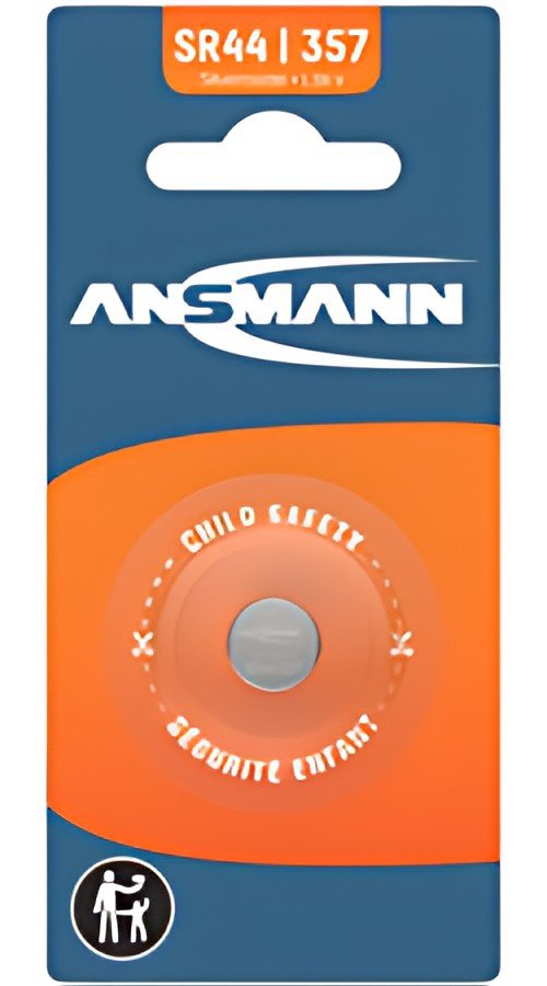 ANSMANN Pile pour montres à l'oxyde d'argent, SR1154 (SR44)
