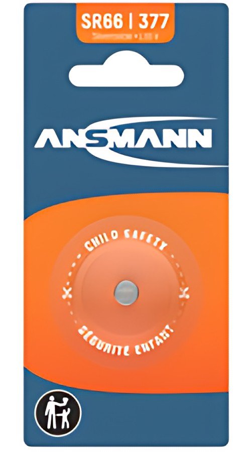 ANSMANN Pile pour montres à l'oxyde d'argent, SR626 (SR66)