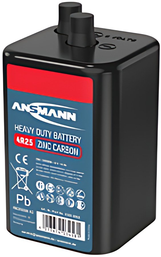 ANSMANN Pile au zinc/carbone, 4R25, 6 volts