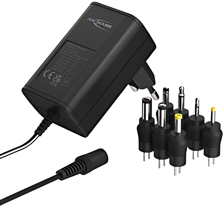 ANSMANN Bloc secteur universel APS 600, 7,2 W / 3-12 V, noir