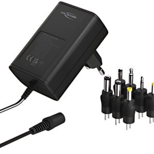 ANSMANN Bloc secteur universel APS 1000, 12 W / 3-12 V, noir