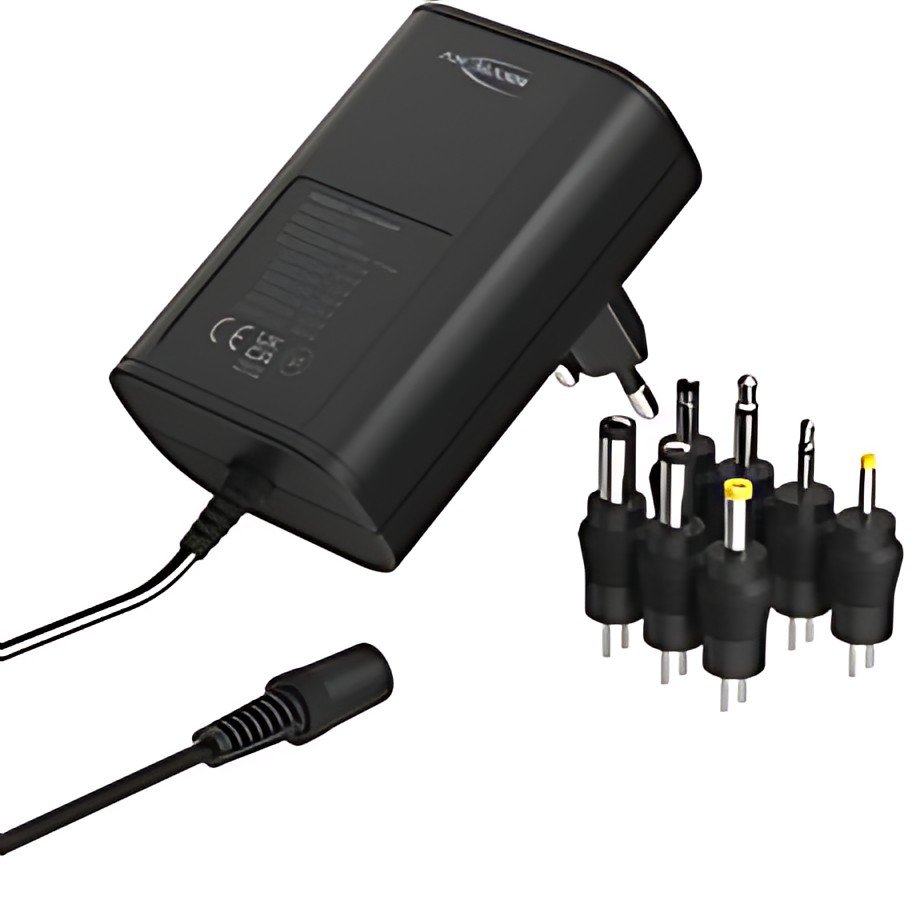 ANSMANN Bloc secteur universel APS 1500, 18 W / 3-12 V, noir