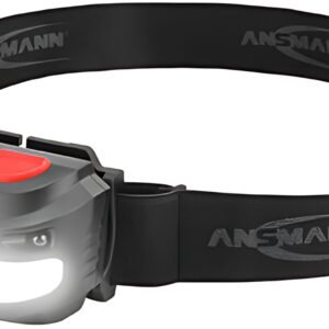 ANSMANN Lampe frontale LED à capteur HD250, 250 lumen, IP54