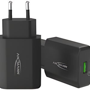 ANSMANN Chargeur secteur USB HOME CHARGER HC1180QC, noir