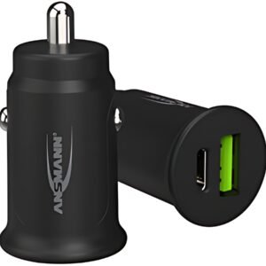 ANSMANN Chargeur voiture USB In-Car-Charger CC230PD, 2x USB