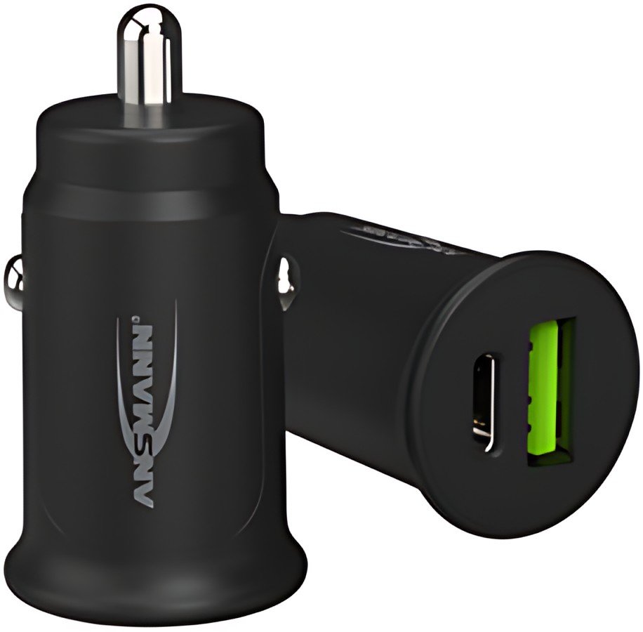 ANSMANN Chargeur voiture USB In-Car-Charger CC230PD, 2x USB