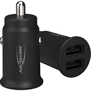 ANSMANN Chargeur voiture USB In-Car-Charger CC212, 2x USB