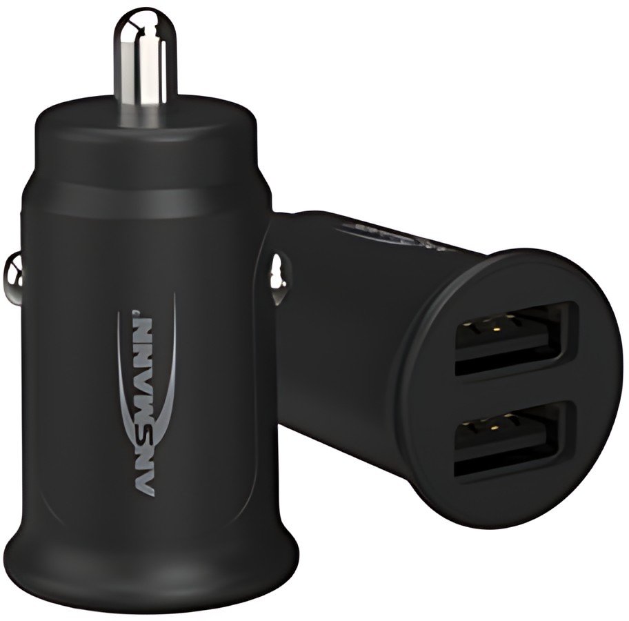 ANSMANN Chargeur voiture USB In-Car-Charger CC212, 2x USB