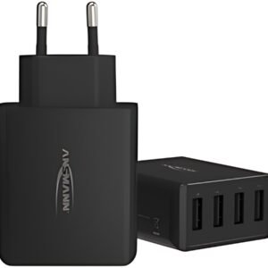 ANSMANN Chargeur USB Home Charger HC430, 4x port USB, noir