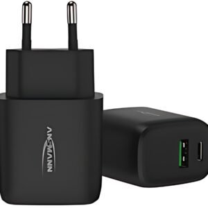 ANSMANN Chargeur USB Home Charger HC218PD, 2x port USB, noir