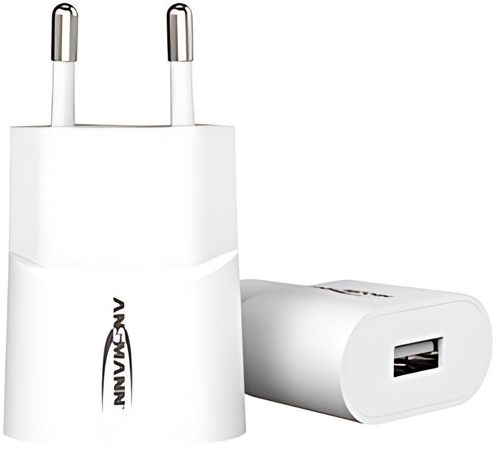 ANSMANN Chargeur USB Home Charger HC105, femelle USB, blanc