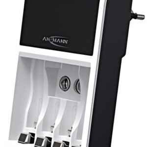 ANSMANN Chargeur rapide Comfort Plus, livré avec 4 piles