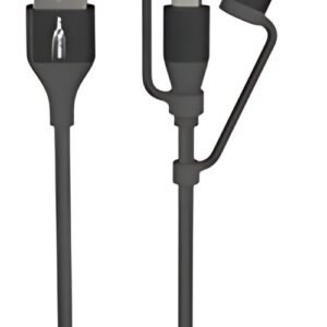 ANSMANN Câble 3en1 de charge & de données, Lightning/USB-C/
