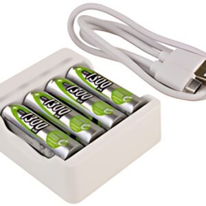 ANSMANN Chargeur de piles Basic IV, 4x piles AA 1.300 mAh