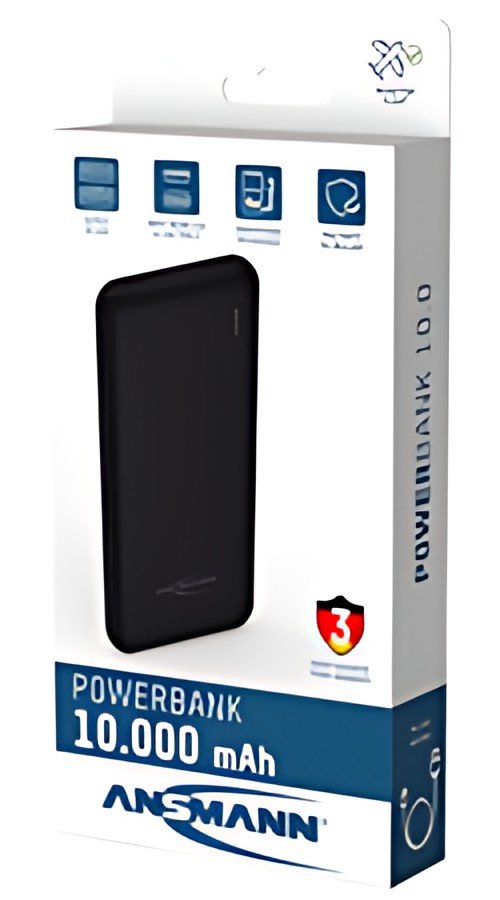ANSMANN Powerbank PB212, 10.000 mAh, noir