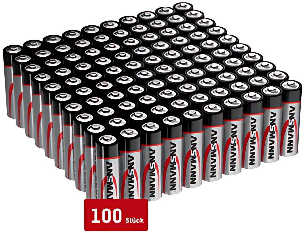 ANSMANN Pile alcaline, AA, pack de 100