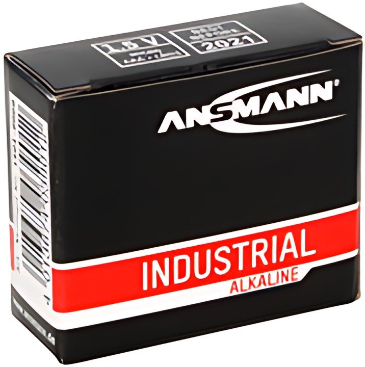 ANSMANN Pile alcaline "Industrial", Micro AAA, pack de 10