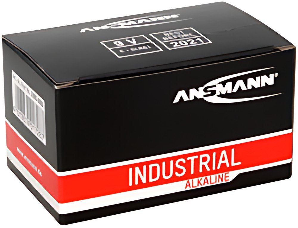 ANSMANN Pile alcaline "Industrial", E-bloc, pack de 10