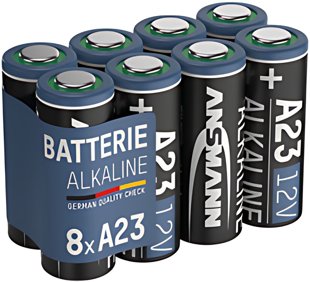 ANSMANN Pile alcaline A23/LR23, 12 V, en lot de 8