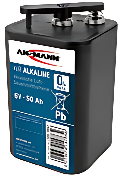 ANSMANN Pile alcaline zinc-air 4R25, 6 volts