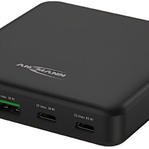 ANSMANN Chargeur USB de bureau DC465PD, noir