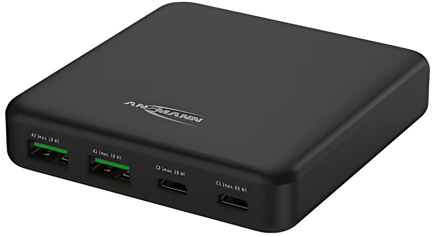 ANSMANN Chargeur USB de bureau DC465PD, noir