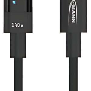 ANSMANN Câble de données et de charge, anthracite, 0,6 m