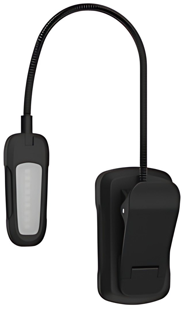 ANSMANN Lampe de chevet LED BOOK LIGHT, rechargeable, noir