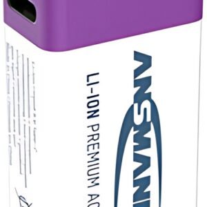 ANSMANN Pile Li-Ion E-Block avec prise USB-C femelle