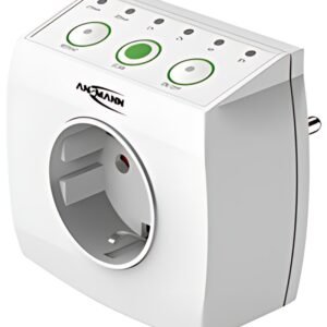 Prise à économie d'énergie ANSMANN AES1.3, temporisée, blanche