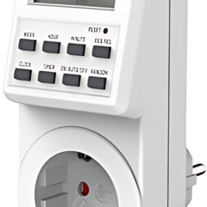 Minuteur hebdomadaire numérique ANSMANN AES6, blanc
